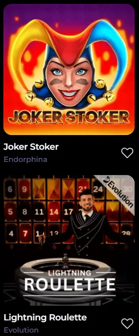 Spellen bij Nyxbets Casino
